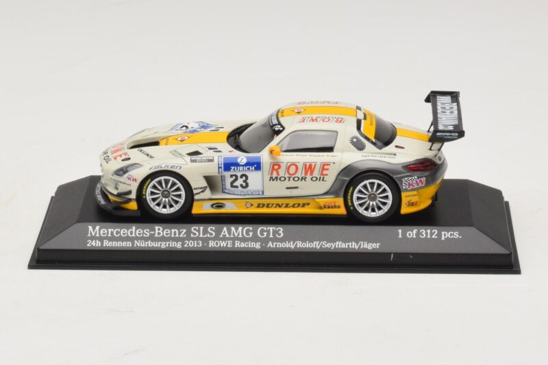 Mercedes SLS AMG GT3 #23 Rowe Racing Arnold / Roloff Nurburgring 24 Hours 2013 Minichamps 1:43 Mercedes SLS AMG GT3 #23 Rowe Racing Arnold / Roloff Nurburgring 24 Hours 2013 Minichamps 1:43 410133223 Μέταλλο