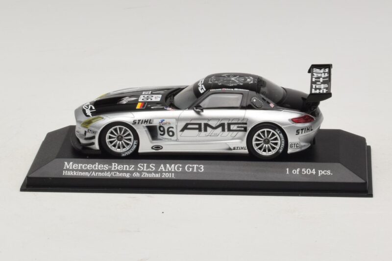 Mercedes SLS AMG GT3 #96 M. Hakkinen / R. Arnold 6 Hours of Zhuhai 2011 Minichamps 1:43 Mercedes SLS AMG GT3 #96 M. Hakkinen / R. Arnold 6 Hours of Zhuhai 2011 Minichamps 1:43 410113296 Μέταλλο