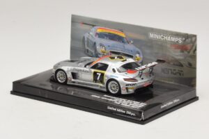 Mercedes SLS AMG GT3 #7 Black Falcon Jager / Seyffarth 24 Hours of Dubai 2011 Minichamps 1:43 437110307 Μέταλλο - εικόνα 3 από 5