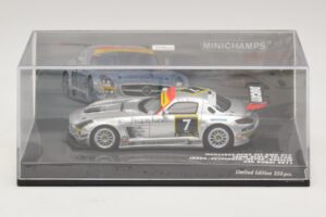 Mercedes SLS AMG GT3 #7 Black Falcon Jager / Seyffarth 24 Hours of Dubai 2011 Minichamps 1:43 437110307 Μέταλλο - εικόνα 4 από 5