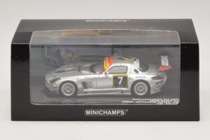 Mercedes SLS AMG GT3 #7 Black Falcon Jager / Seyffarth 24 Hours of Dubai 2011 Minichamps 1:43 437110307 Μέταλλο - εικόνα 5 από 5