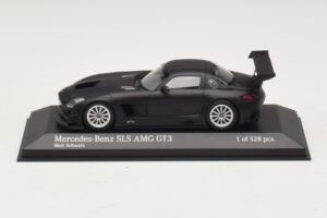 Mercedes SLS AMG GT3 Ματ Μαύρο Minichamps 1:43 410113200 Μέταλλο
