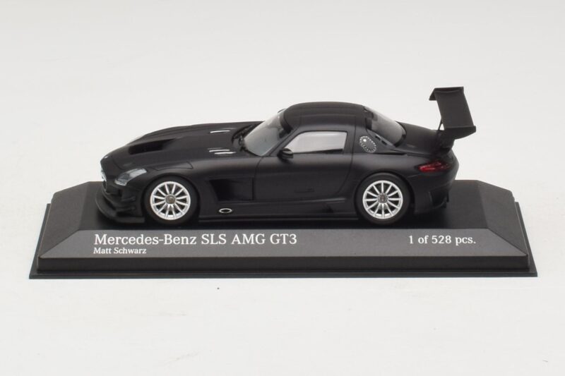 Mercedes SLS AMG GT3 Ματ Μαύρο Minichamps 1:43 410113200 Μέταλλο