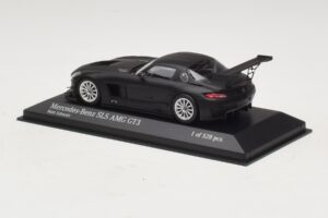 Mercedes SLS AMG GT3 Ματ Μαύρο Minichamps 1:43 410113200 Μέταλλο - εικόνα 3 από 4