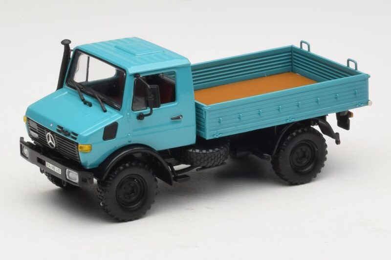 Mercedes Unimog 1300 L Φορτηγό με Πλατφόρμα Μπλε Minichamps 1:43 439033020 Μέταλλο