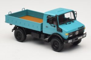 Mercedes Unimog 1300 L Φορτηγό με Πλατφόρμα Μπλε Minichamps 1:43 439033020 Μέταλλο - εικόνα 4 από 6