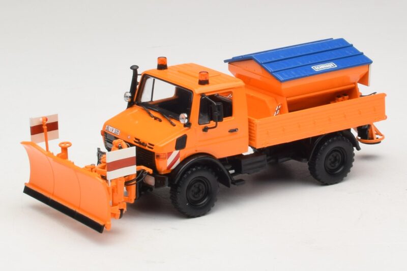 Mercedes Unimog 1300 L Εκχιονιστικό Πορτοκαλί Minichamps 1:43 439033060 Μέταλλο