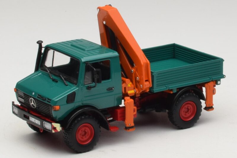 Mercedes Unimog 1300 L Ανατρεπόμενο με Γερανό Φόρτωσης Minichamps 1:43 439033000 Μέταλλο