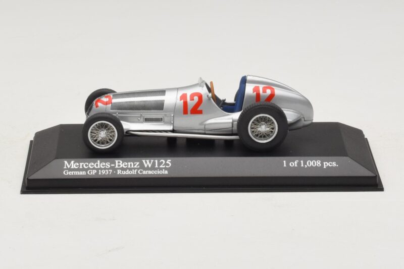 Mercedes W125 R. Caracciola German GP 1937 Minichamps 1:43 400370012 Μέταλλο