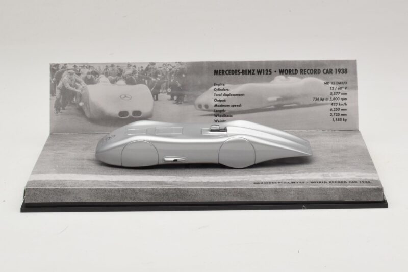 Mercedes W125 R. Caracciola World Record 1938 Minichamps 1:43 40038300 Μέταλλο