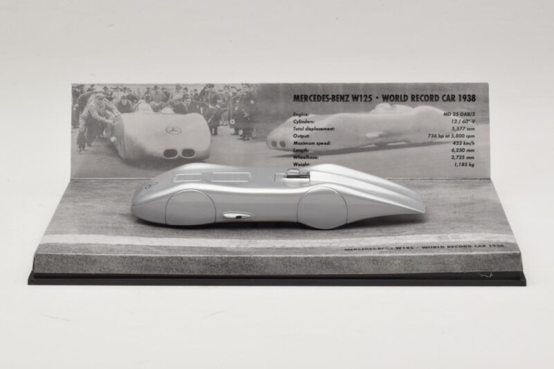Mercedes W125 R. Caracciola World Record Car 1938 Minichamps 1:43 400383800 Μέταλλο