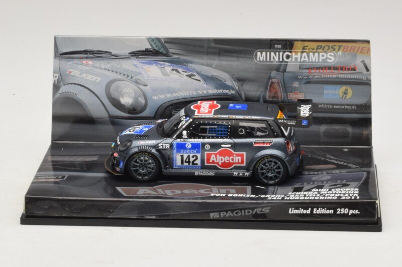 Mini Cooper #142 Von Bohlen / F. Grohs Schirra Motorsport Nurburgring 24 Hours 2011 Minichamps 1:43 43112142 Μέταλλο