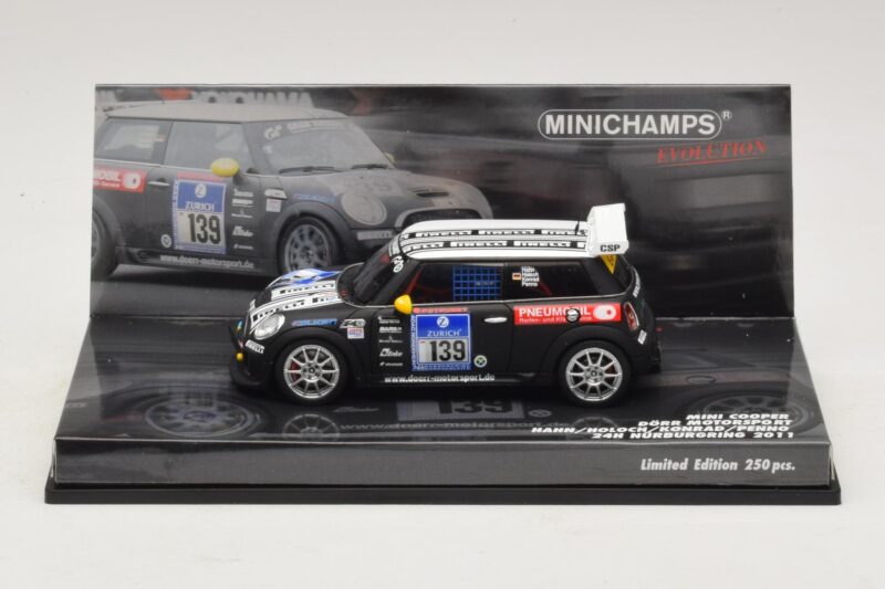Mini Cooper Dörr Motorsport #139 Hahn / Holoch 24 Hours of Nürburgring 2011 Minichamps 1:43 437112139 Μέταλλο