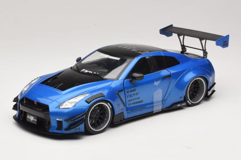 Nissan GT-R R35 Liberty Walk Work T2 Μπλε Μεταλλικό Solido 1:18 S1805801 Μέταλλο