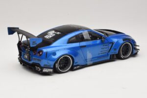 Nissan GT-R R35 Liberty Walk Work T2 Μπλε Μεταλλικό Solido 1:18 S1805801 Μέταλλο - εικόνα 2 από 6