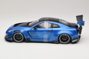 Nissan GT-R R35 Liberty Walk Work T2 Μπλε Μεταλλικό Solido 1:18 S1805801 Μέταλλο - εικόνα 3 από 6