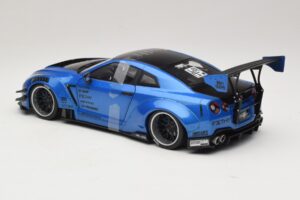 Nissan GT-R R35 Liberty Walk Work T2 Μπλε Μεταλλικό Solido 1:18 S1805801 Μέταλλο - εικόνα 5 από 6