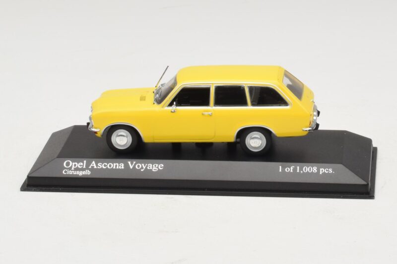 Opel Ascona A Voyage Κίτρινο Minichamps 1:43 400045811 Μέταλλο