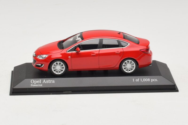 Opel Astra J Κόκκινο Minichamps 1:43 410042001 Μέταλλο