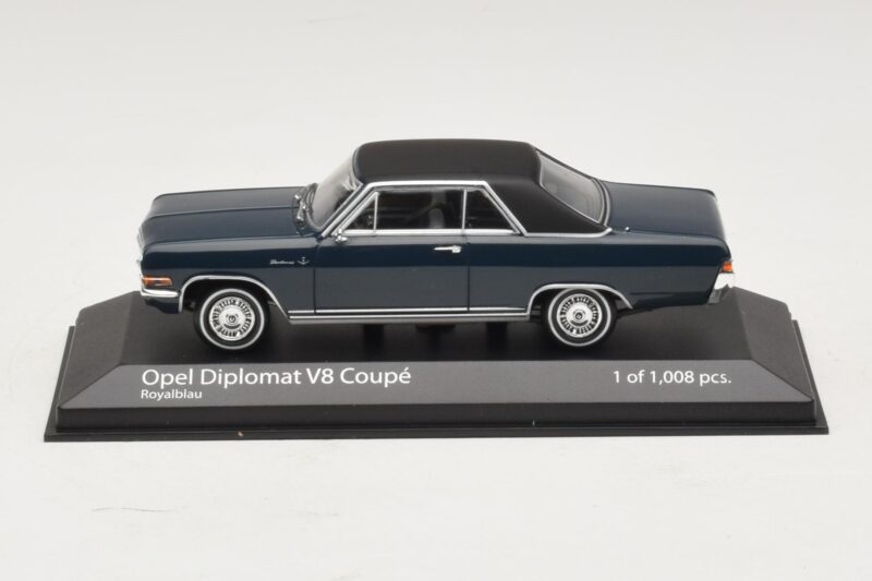 Opel Diplomat A V8 Coupe Σκούρο Μπλε Minichamps 1:43 400048021 Μέταλλο