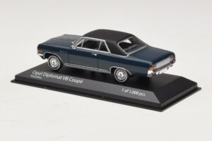 Opel Diplomat A V8 Coupe Σκούρο Μπλε Minichamps 1:43 400048021 Μέταλλο - εικόνα 3 από 4