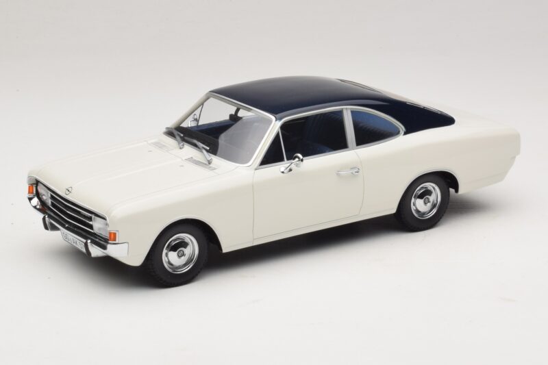 Opel Rekord C Κουπέ Λευκό Μπλε Minichamps 1:18 107047021 Ρητίνη