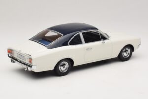 Opel Rekord C Κουπέ Λευκό Μπλε Minichamps 1:18 107047021 Ρητίνη - εικόνα 2 από 6