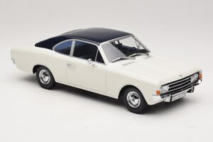 Opel Rekord C Κουπέ Λευκό Μπλε Minichamps 1:18 107047021 Ρητίνη - εικόνα 4 από 6