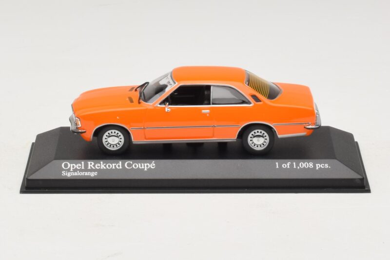 Opel Rekord D Κουπέ Πορτοκαλί Minichamps 1:43 400044024 Μέταλλο