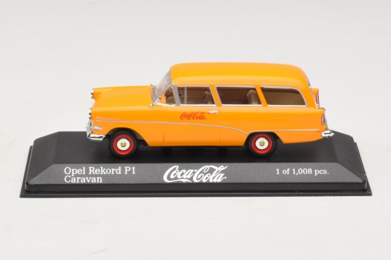 Opel Rekord P1 Caravan Coca-Cola Minichamps 1:43 Opel Rekord P1 Caravan Coca-Cola Minichamps 1:43 430043270 Μέταλλο