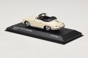 Porsche 356 B Καμπριολέ Λευκό Ελεφαντόδοντο Minichamps 1:43 400064332 Μέταλλο - εικόνα 3 από 4