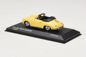 Porsche 356 B Καμπριολέ Κίτρινο Minichamps 1:43 400064334 Μέταλλο - εικόνα 3 από 4