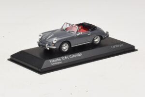 Porsche 356C Cabriolet Γκρι Minichamps 1:43 430062339 Μέταλλο - εικόνα 2 από 4