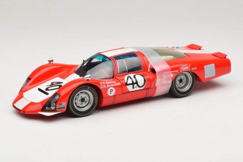 Porsche 906 LH Squadra Tartaruga #40 D. Spoerry / R. Steinemann 12 Hours of Sebring 1967 Minichamps 1:18 100676140 Μέταλλο