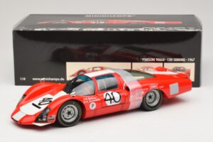 Porsche 906 LH Squadra Tartaruga #40 D. Spoerry / R. Steinemann 12 Hours of Sebring 1967 Minichamps 1:18 100676140 Μέταλλο - εικόνα 8 από 8