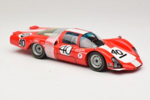 Porsche 906 LH Squadra Tartaruga #40 D. Spoerry / R. Steinemann 12 Hours of Sebring 1967 Minichamps 1:18 100676140 Μέταλλο - εικόνα 6 από 8