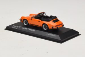 Porsche 911 930 Carrera Cabriolet Πορτοκαλί Minichamps 1:43 430062038 Μέταλλο - εικόνα 3 από 4