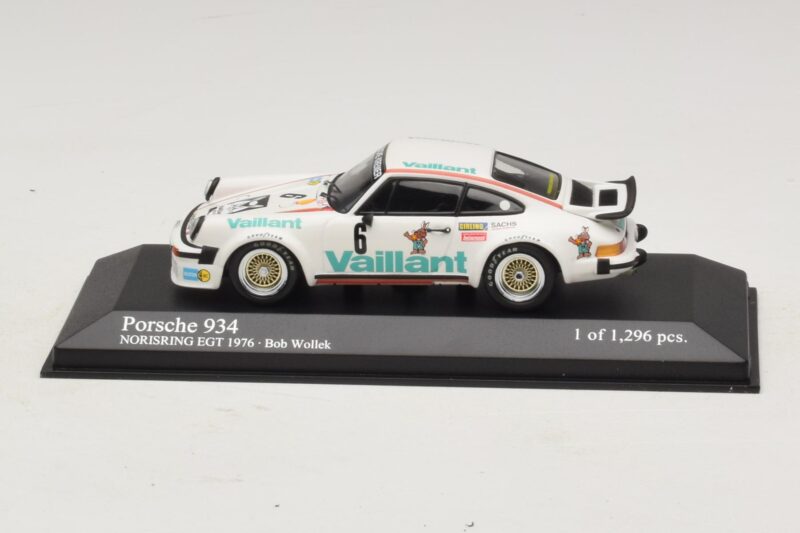 Porsche 911 934 Vaillant #6 B. Wollek Norisring EGT 1976 Minichamps 1:43 Porsche 911 934 Vaillant #6 B. Wollek Norisring EGT 1976 Minichamps 1:43 400766496 Μέταλλο