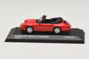 Porsche 911 964 Carrera 2 Cabriolet Κόκκινο Minichamps 1:43 430067330 Μέταλλο