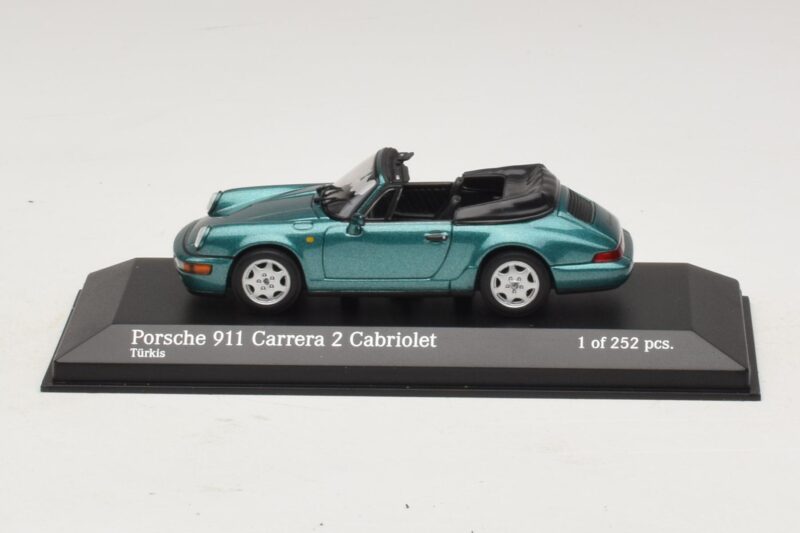 Porsche 911 964 Carrera 2 Cabriolet Τιρκουάζ Minichamps 1:43 Porsche 911 964 Carrera 2 Cabriolet Τιρκουάζ Minichamps 1:43 430067332 Μέταλλο
