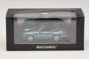 Porsche 911 964 Carrera 2 Cabriolet Τιρκουάζ Minichamps 1:43 430067332 Μέταλλο - εικόνα 4 από 4