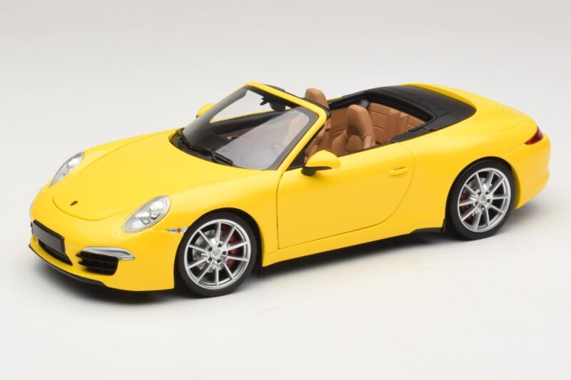 Porsche 911 991 Carrera S Καμπριολέ Κίτρινο Minichamps 1:18 100061031 Μέταλλο