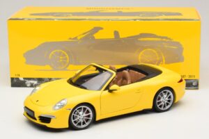 Porsche 911 991 Carrera S Καμπριολέ Κίτρινο Minichamps 1:18 100061031 Μέταλλο - εικόνα 8 από 8