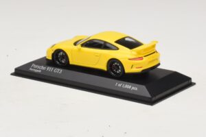 Porsche 911 991 GT3 Κίτρινο Minichamps 1:43 410062021 Μέταλλο - εικόνα 3 από 4