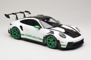 Porsche 911 992 GT3 RS Tribute to Carrera RS Λευκό Python Green Norev 1:12 127535 Μέταλλο - εικόνα 4 από 6