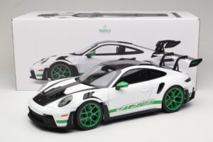 Porsche 911 992 GT3 RS Tribute to Carrera RS Λευκό Python Green Norev 1:12 127535 Μέταλλο - εικόνα 6 από 6