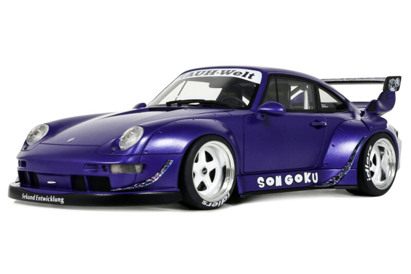 Porsche 911 993 RWB Son Goku Purple GT Spirit 1:18 GT571 Ρητίνη