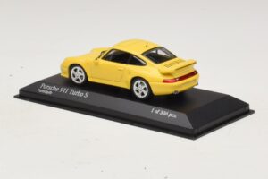 Porsche 911 993 Turbo S Κίτρινο Minichamps 1:43 430069270 Μέταλλο - εικόνα 3 από 4