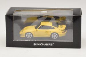 Porsche 911 993 Turbo S Κίτρινο Minichamps 1:43 430069270 Μέταλλο - εικόνα 4 από 4