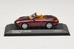 Porsche 911 996 Καμπριολέ Κόκκινο Μεταλλικό Minichamps 1:43 400061092 Μέταλλο